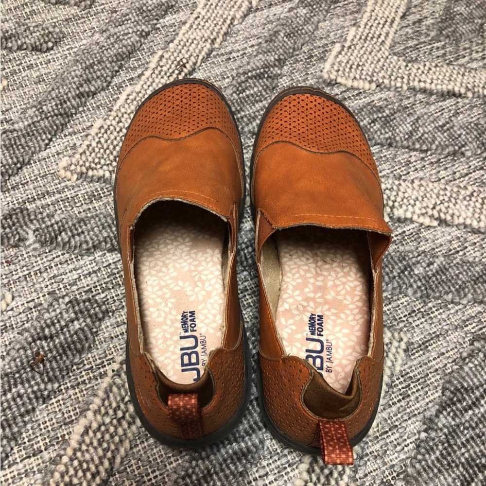 JBU Women's Brown Slip-On Shoes